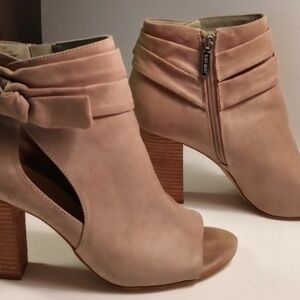 Nine West Open Toe Ankle Booties | Size 10M | Immaculate